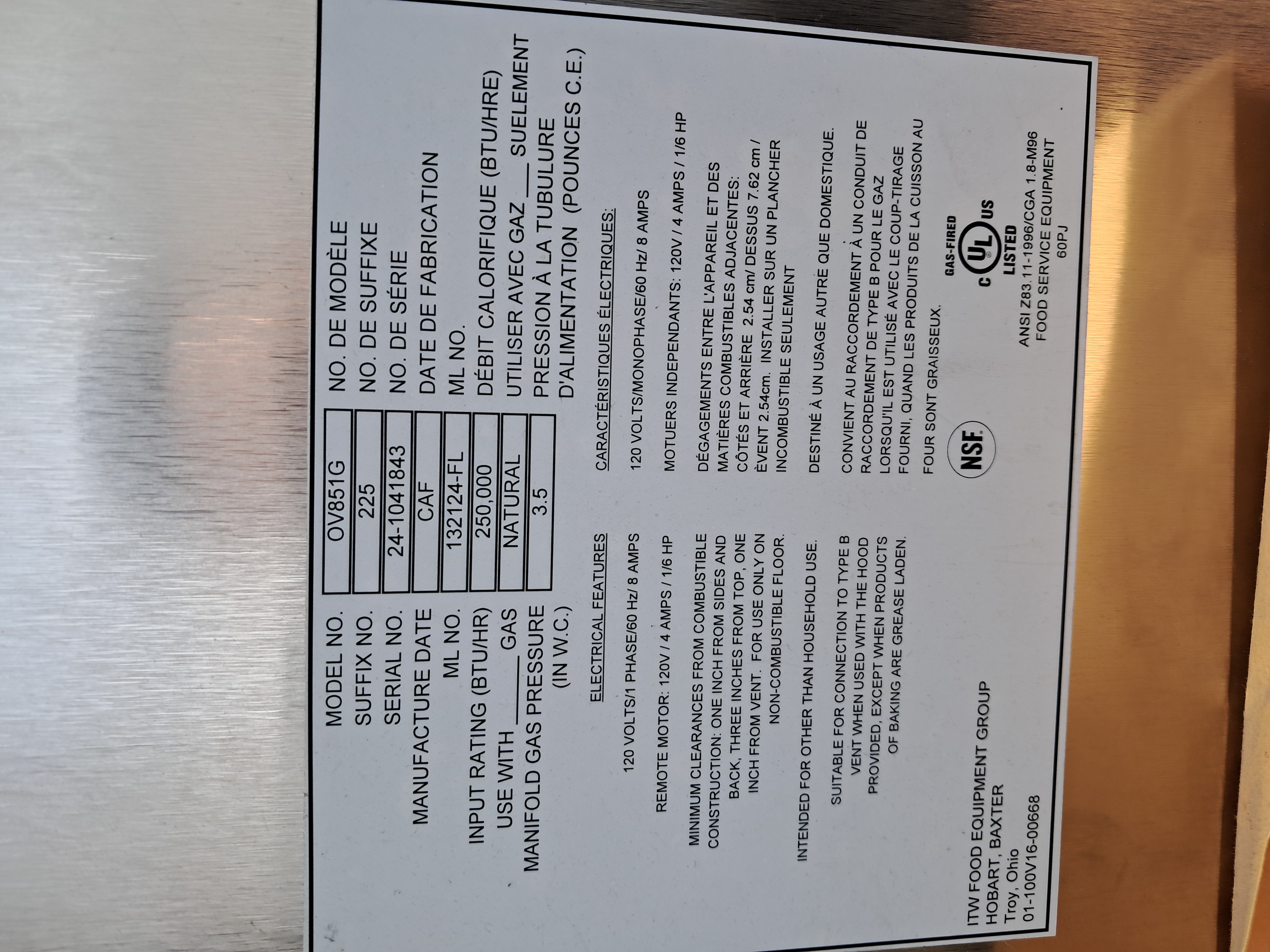 Bakery Equipment | Product Detail